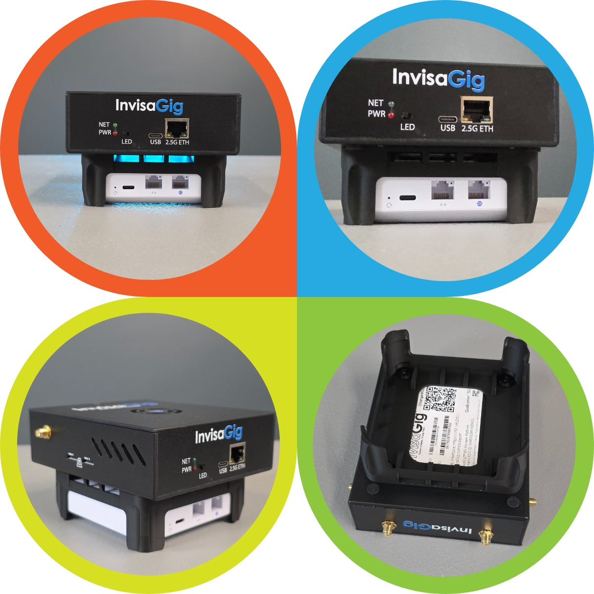 IGgyback | InvisaGig to UniFi Express Mounting Clip | Convert your InvisaGig into a Hotspot powered by UniFi