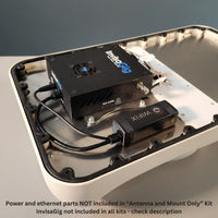 Antena InvisaGig QuadLink – Caja de antena PoE para exteriores – Sistema completo